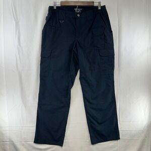 5.11 Tactical Cargo Pants Womens 10 Dark Navy Blue Ripstop 64360 Workwear